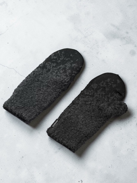lululemon athletica Accessories - Lululemon Ombre Knit Textured Mittens Merino Wool Black Graphite Grey M L Nwt